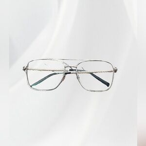 Elegant Silver Men's Glasses